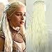 Harvest Game of Thrones Cosplay Daenerys Targaryen Khaleesi Barbarian Long Curly Wig