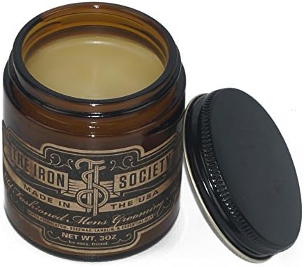 THE IRON SOCIETY Mens Hair Grooming Aid 3oz Pomade NEW