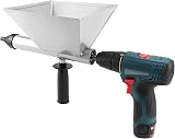 QWORK Electric Mortar Grout Gun All Metal Caulking Gun 4 Nozzles view 6
