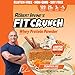 FITCRUNCH Whey Protein Powder, Designed by Robert Irvine, Limited Edition Flavor, 120 Calories and 25g of Protein, Keto, Gluten Free, Soy Free, and Non-GMO (Pumpkin, 18 Servings)