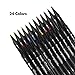 Magicdo 24 Colors Dual Tip Brush Marker Pens with Fine Tip and Brush Pens for Bullet Journal Coloring Book Note Taking Writing Planning Art Project