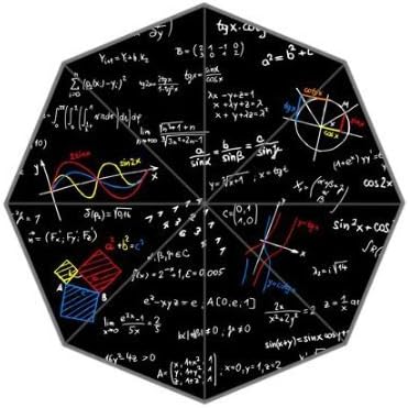 Complicated Math Equation Custom Durable Fashionable Foldable Umbrella