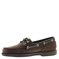 Rockport Men's Perth Boat Shoe, Chocolate/bark, 12 N