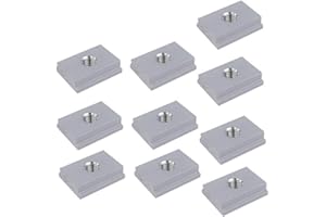 BTMIEY BestTeam 10PCS T-Slider for T-Slot, M6/M8 T-Track Slider Sliding Nut Aluminum Alloy T Slot Nut for Woodworking Tool Jigs Screw Slot Fastener (M6)