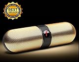 Teconica Portable Stereo Bluetooth Pill Speaker Surround Sound And HD Audio With FM/ Pendrive Compatible With All Android And IOS Devices (Random Colour)