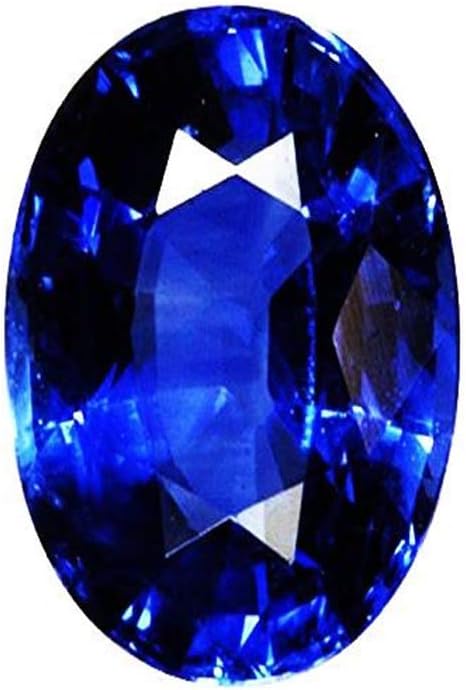 PTM Certified Natural Blue Sapphire (Neelam) 4.25 Ratti or 3.90 Carat Astrological Gemstone for Men and Women with Certificate of Authenticity