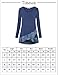 Timeson Tunic for Leggings, Women's Loose Tunic Tops Comfy Flattering Blouse Shirt Black L