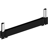 Hakuna Pets Medium Black Glass Patio Pet Door V2 Bottom Extension