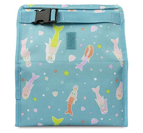 PackIt Freezable Lunch Bag with Zip Closure, Mermaids - Thumbnail 2