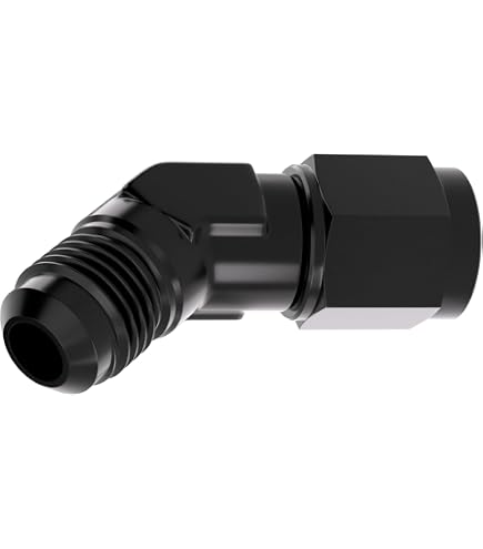 AN10 AN-10 7/8 FEMALE MALE FLARE SWIVEL TEE RED ALUMINUM FINISH FITTING ADAPTER AN10 AN-10 7/8 FEMALE MALE FLARE SWIVEL TEE RED ALUMINUM FINISH FITTING ADAPTER