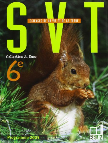 SVT, sciences de la vie et de la terre, 6e