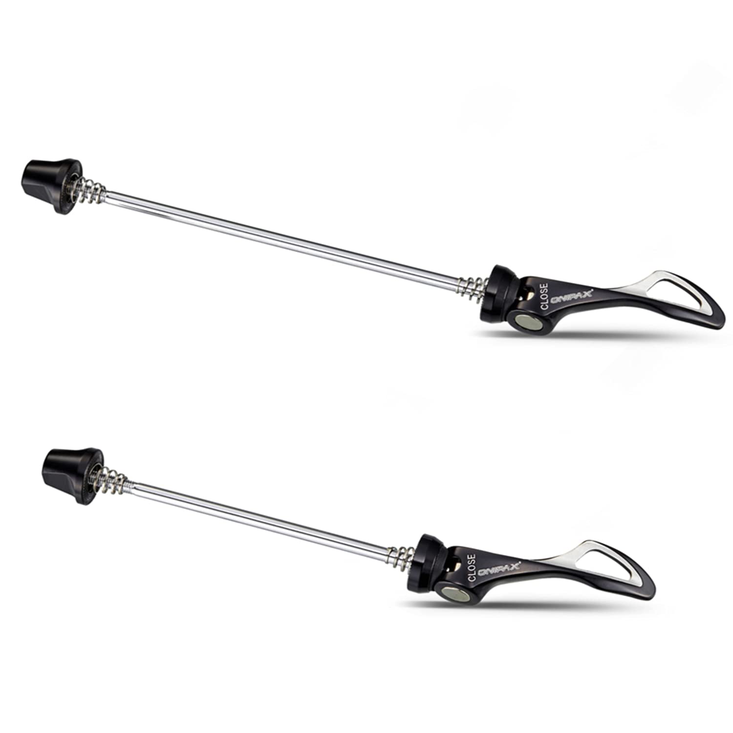 ONIPAX MTB Road Bike Mountain Bicycle Wheel Hub Quick Release Skewer 1 pair (Black)