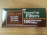 DisposaCup Filters - 100 Disposable Replacement Filters for Use in DisposaCups, My K-Cup® and More - BOX of 100 FILTERS - THE ONLY ORIGINAL!