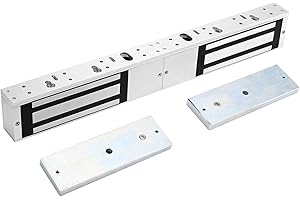 YUANWIN Dual Door Magnetic Lock 1200lbs Holding Force Electromagnetic Lock 12V Fail Safe for Double Door Access Control System