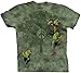 The Mountain Men's Peace Tree Frog Short Sleeve Tee, Green, XL