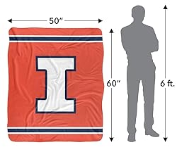 University of Illinois Blanket, 50"x60" Primary