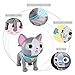 Lucky Doug Electronic Educational Cat Pet Toy Doll, Interactive Induction Sucking Milk Cat & Robot Kitten Toy for Toddler, Kidthumb 1