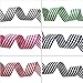 Black and White Striped Grosgrain Ribbon 1 Inch Christmas Gift Wrap Ribbon for DIY Hair Accessories Crafts Party Wedding Holiday Decoration 25 Yards