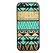 EVERMARKET amtonseeshop Nice Hot Aztec Tribal Pattern Case (Wood Turquoise For iPhone 5 5S)