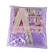 HOUSWEETY Princess Bed Canopy Netting Mosquito Net Round Lace Dome for Twin Full and Queen Size Beds Crib