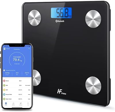 HomeFashion HFitness 19x28cm Body Composition Smart Scale Bluetooth