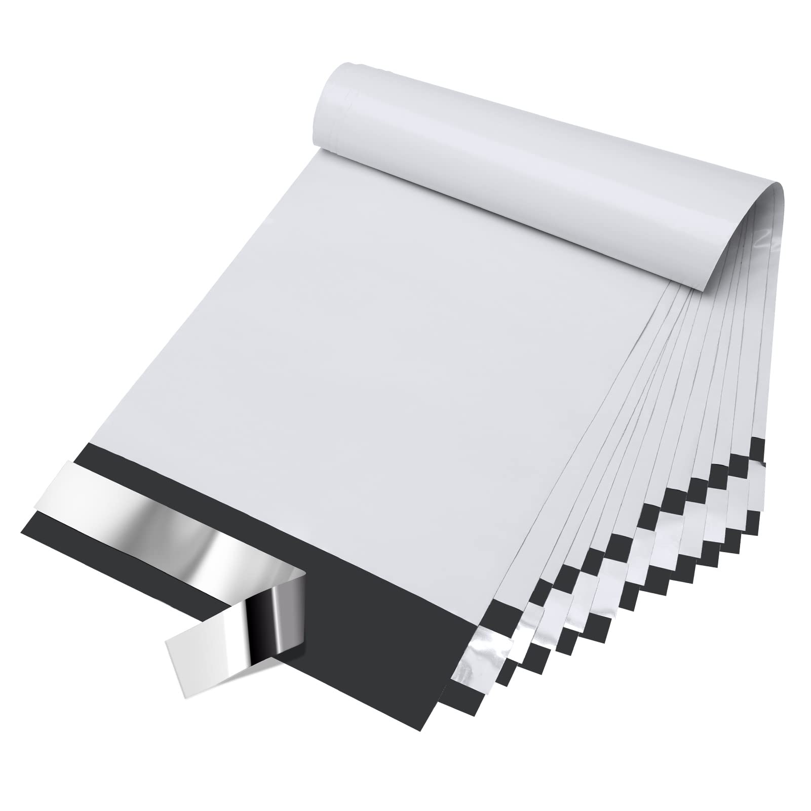 Fuxury 6x9 100pc white Poly Mailers Shipping
