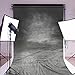 MOHOO Photography Backdrop 5x7ft Art Fabric Smoky Grey Thin Retro Background For Photo Studio Props 1.5x2.1m (Rolled)