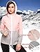 SoTeer Women's Waterproof Raincoat Outdoor Hooded Rain Jacket Windbreaker (15 Colors S-XXL)