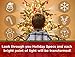 Holiday Specs 3D GLASSES- 24pk Holographic glasses, Look through Glasses at your Holiday Lights and see Snowmen, Snowflakes, Santa, Gingerbread Men, Candy Canes or Reindeer Appear before your Eyes!thumb 4