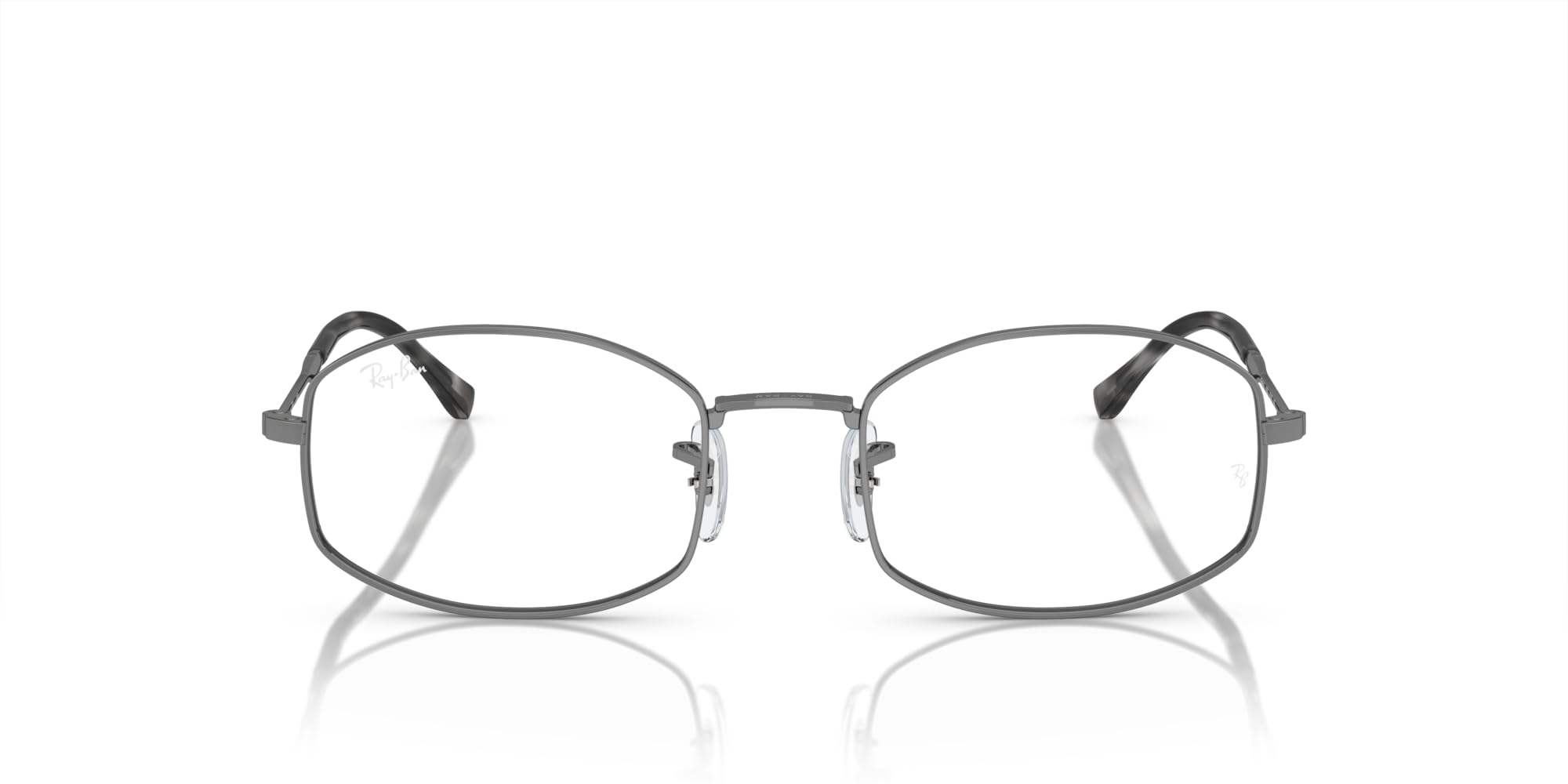 Photo 1 of Ray-Ban RX6510 Oval Prescription Eyewear Frames, Gunmetal/Demo Lens, 50 mm
