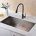 Avola Best Commercial Solid Brass Single Handle Pull Down Sprayer Kitchen Faucet, Pull Out Kitchen Faucets, Oil Rubbed Bronze