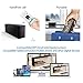 Abuzhen Bluetooth Wireless Speaker with Dual Alarm Clock, Digital FM Radio, 3.5mm Aux Line-in TF Card Play, Thermometer, Large Mirror LED Dimmable Display for Hotel,Home,Office,Bedroom,Travel