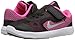 NIKE Girls' Revolution 3 Running Shoe (TDV), Black/Metallic Silver/Hyper Pink/White, 8 M US Toddler