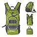 ECEEN Foldable Backpack + Solar Phone Charger for IOS Android Phone, Camping Outdoor Travel Biking School Air Travelling Carry on Backpacking , Ultralight and Handy - 15 Oz Only