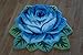 USTIDE Handmade Rose Thick Antiskid Polyester Area Carpet/Area Rug Washable Doormat 31.49 Inch x 23.62Inch