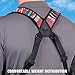 USA Gear DSLR Camera Strap Chest Harness with Quick Release Buckles, Southwest Neoprene Pattern and Accessory Pockets - Compatible with Canon, Nikon, Sony Point and Shoot and Mirrorless Cameras