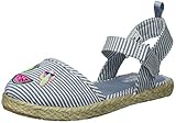 OshKosh B'Gosh Girls' Georgette Closed Toe Espadrille Sandal Mary Jane Flat, Multi Color, 9 M US Toddler