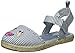 OshKosh B'Gosh Georgette Girl's Closed Toe Espadrille Sandal Mary Jane Flat, Multi Color, 9 M US Toddler