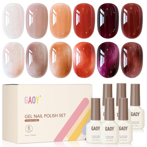 GAOY Jelly Gel Nail Polish Set