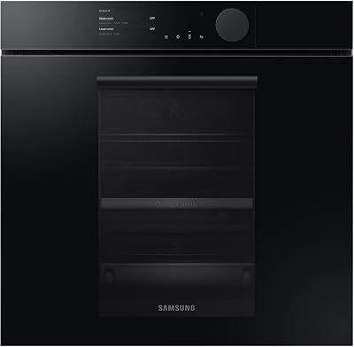 Samsung Dual Cook Steam Electric Oven - Black, Pyrolytic Cleaning, Wi-Fi