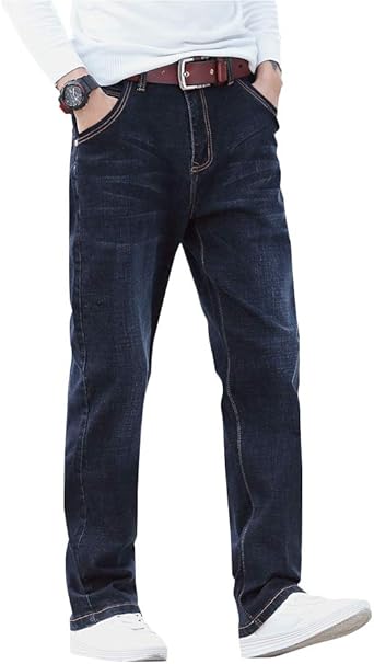 men's relaxed fit straight leg jeans
