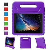 NEWSTYLE Apple iPad Air 2 Case Shockproof Case Light Weight Kids Case Super Protection Cover Handle Stand Case for Kids Children for Apple iPad Air 2 (2014 Released) - Purple Color
