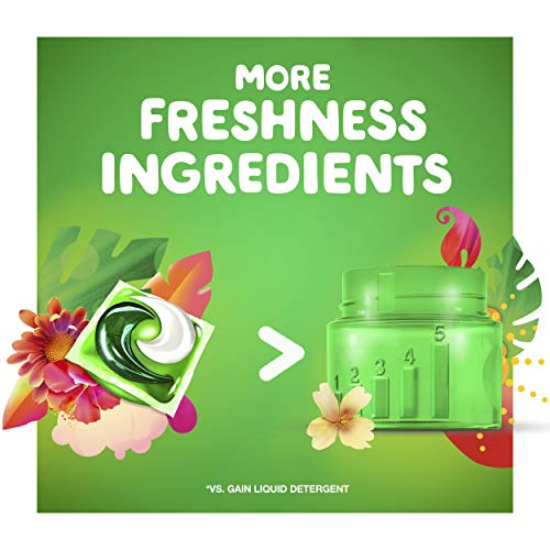 Gain flings! Laundry Detergent Soap Pods, Tropical Sunrise, 96 Count