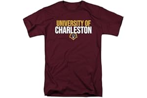 LOGOVISION Official Collegiate Distressed Stacked Short Sleeve Unisex for Men & Women T Shirt Collection