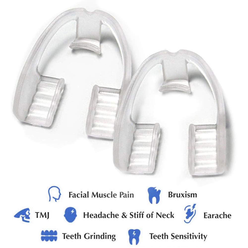 Anti Teeth-Grinding Dental Guard-Ready to use-No Boiling or Molding, Slim, Sleek and Comfortable Works for Upper and Lower Jaw, relieves pain and corrects TMJ and Bruxism : Beauty