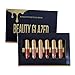 SUNSENT 6 Colors Nude Lipstick Set,Matte Liquid Lipgloss Long Lasting Lipsticks Set, Perfect Halloween,Christmas Gift