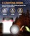 JEFAL 6 Pack Portable Mini Camping Lantern with LED Flashlights 2 in 1, 3-Lighting-Modes Survival Tool for Hiking, Camping, Emergency, Hurricane, Power Outage - Collapsible Mini Size - Battery Powered