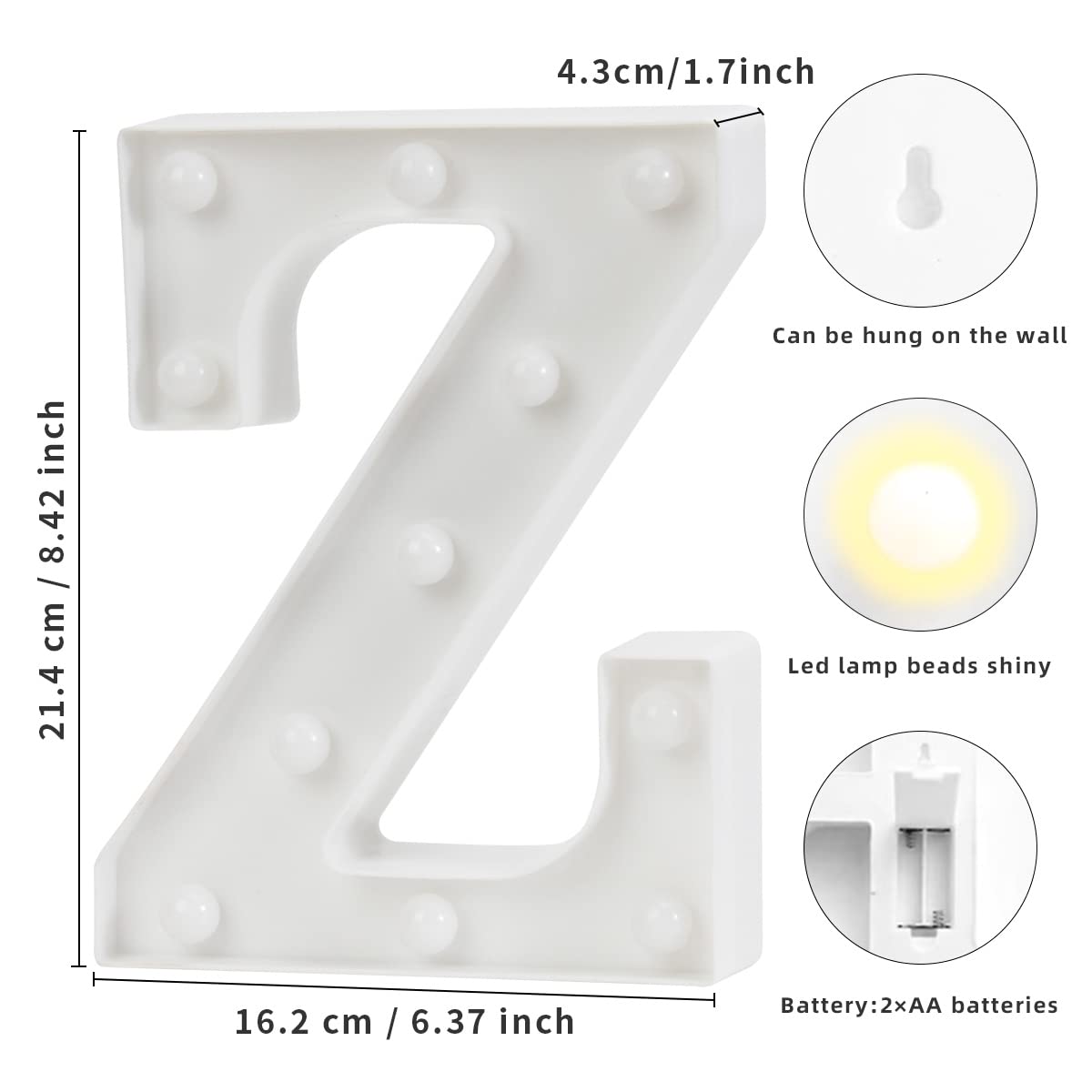 Laerjin Light Up Letters, Marquee Letters with