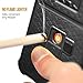 iPhone 6s Plus Case, ZVE Multifunctional Cigarette Lighter Cover for iPhone 6/6s Plus 5.5 Built-in Cigarette Lighter/Bottle Opener/Camera Stable Tripod/Shockproof Case (Black-iPhone 6 Plus 5.5)