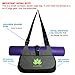 ASUTRA Compact Yoga Mat Bag with Organic Yoga Mat Cleaner - Dark Gray